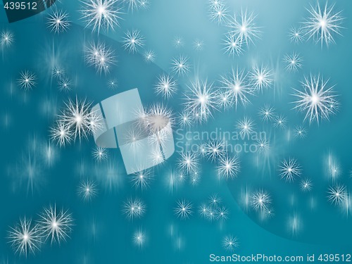 Image of Falling snowflakes