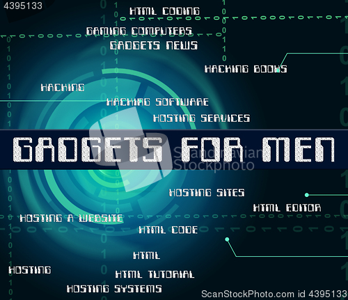 Image of Gadgets For Men Represents Mod Con And Gismo