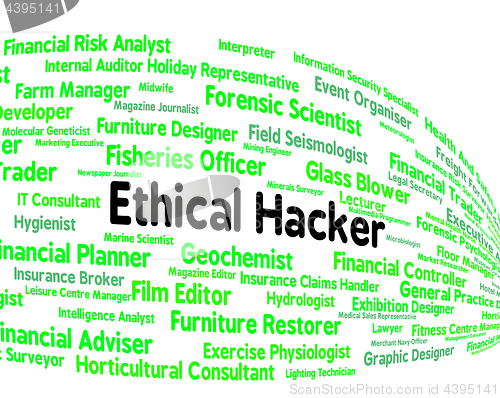 Image of Ethical Hacker Indicates Contract Out And Attack