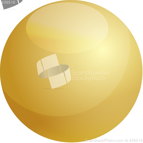 Image of Glossy sphere illustration