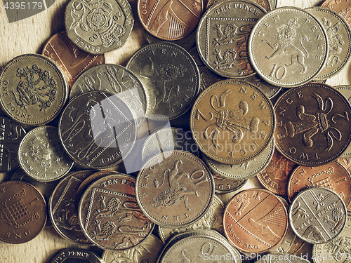 Image of Vintage Pound coins