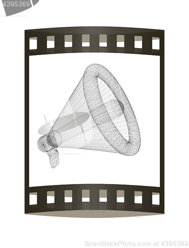 Image of Speaking megaphone concept, public relation, advertising and pro