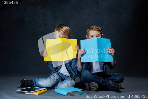 Image of Group of Children Studio Concept