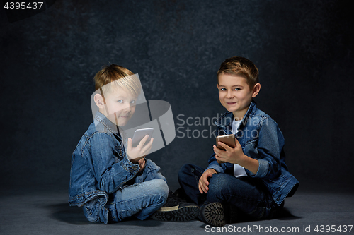 Image of Group of Children Studio Concept