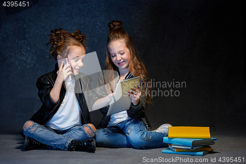 Image of Group of Children Studio Concept