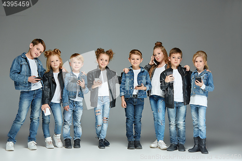 Image of Group of Children Studio Concept