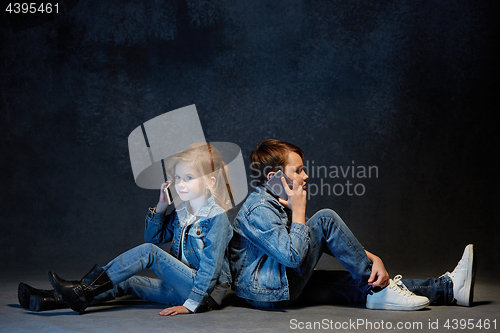 Image of Group of Children Studio Concept