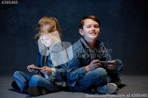 Image of Group of Children Studio Concept