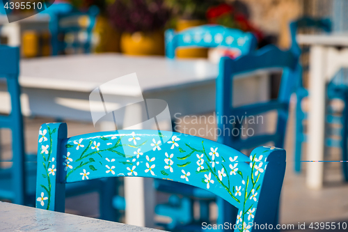 Image of Tables in a traditional Italian Restaurant in Sicily