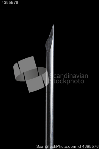Image of Close-up of syringe needle