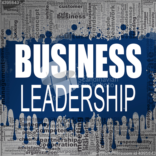 Image of Business leadership word cloud