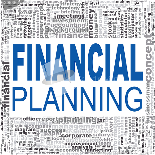 Image of Financial planning word cloud