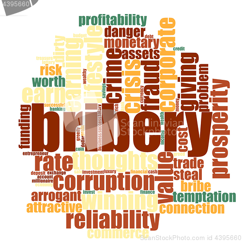 Image of Bribery word cloud