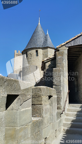 Image of Medieval castle of Carcassonne, France