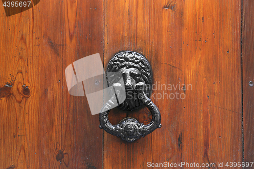 Image of Lion Head Door Knocker