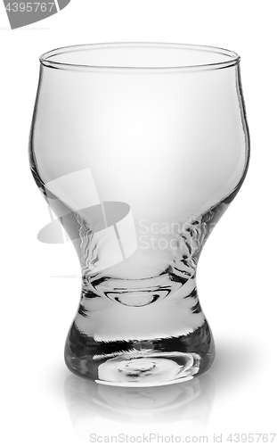 Image of Empty glass on thick stalk