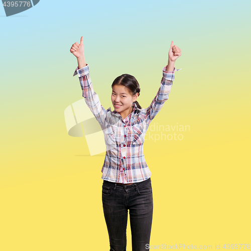 Image of Asian Girl With Well Done