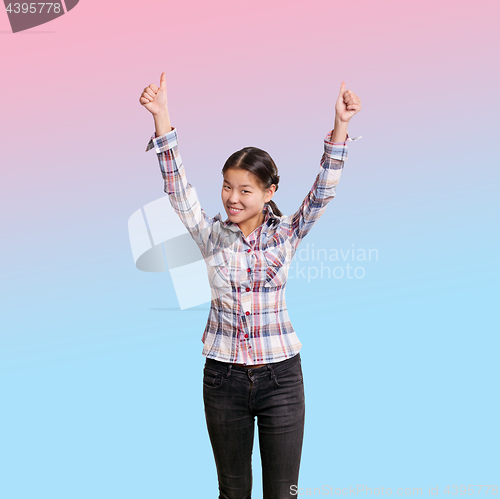 Image of Asian Girl With Well Done