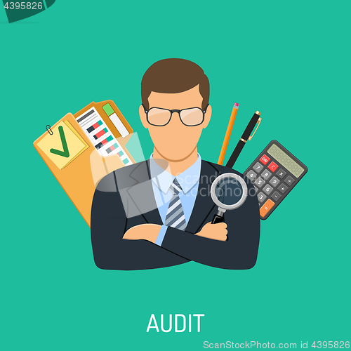 Image of Auditor and Accounting Concept