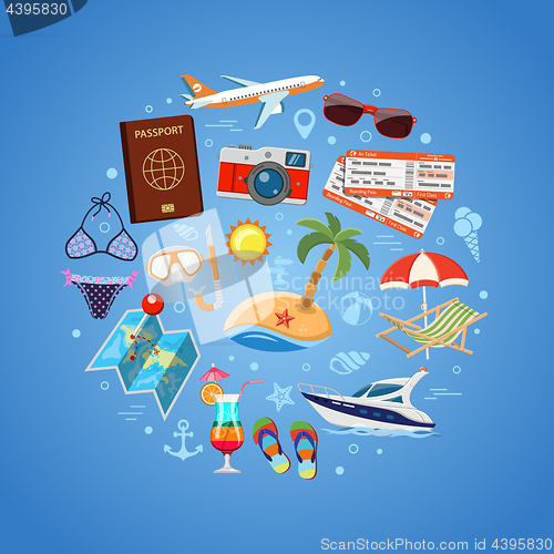 Image of Vacation and Tourism Concept