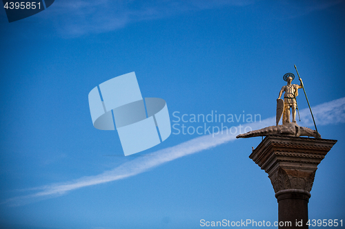 Image of Piazza San Marco - statue of San Teodoro