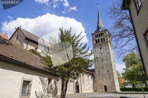 Image of famous church Martinskirche in Sindelfingen germany