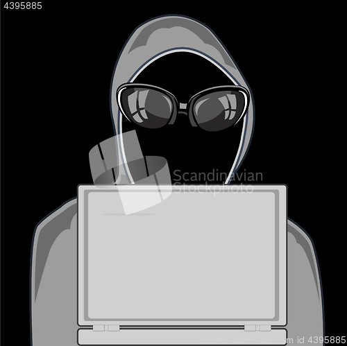 Image of Hacker for computer