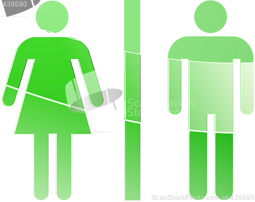 Image of Toilet symbol illustration