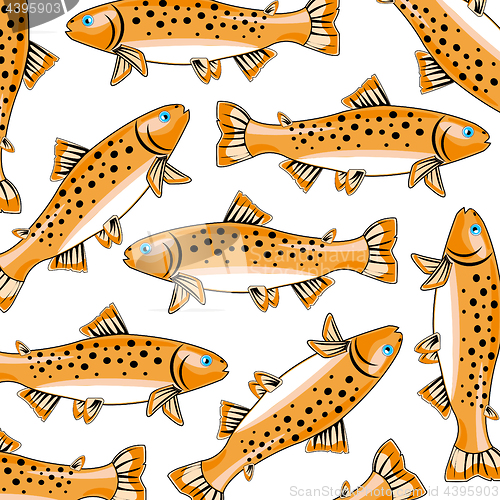 Image of Fish trout pattern