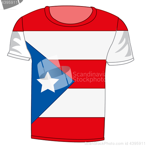 Image of T-shirt flag Puerto - Riko