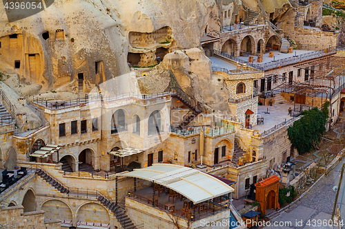 Image of Famous cave hotels in Goreme, Capadokkia