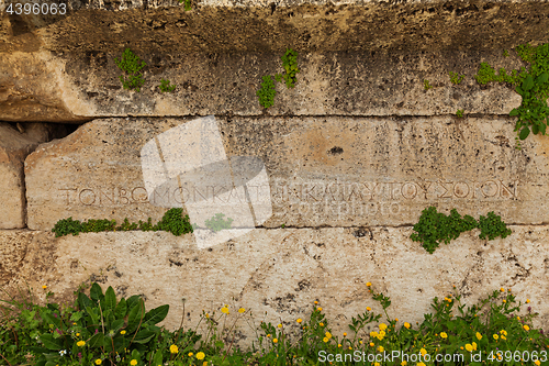 Image of Ruins of ancient city, Hierapolis near Pamukkale, Turkey