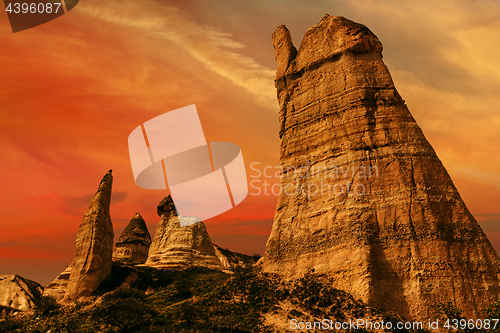 Image of Love valley near Goreme, Turkey