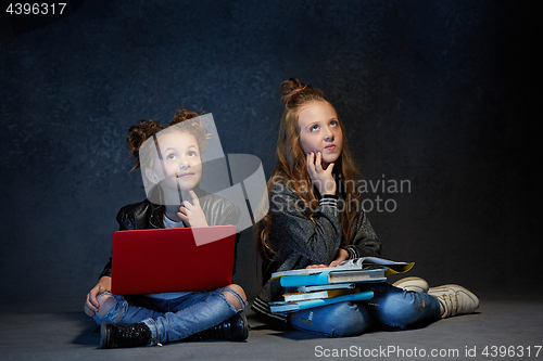 Image of Group of Children Studio Concept