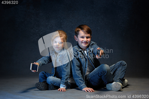 Image of Group of Children Studio Concept