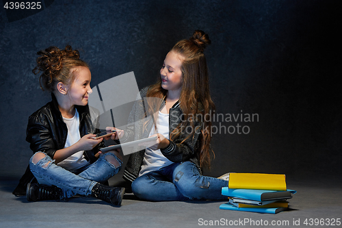 Image of Group of Children Studio Concept