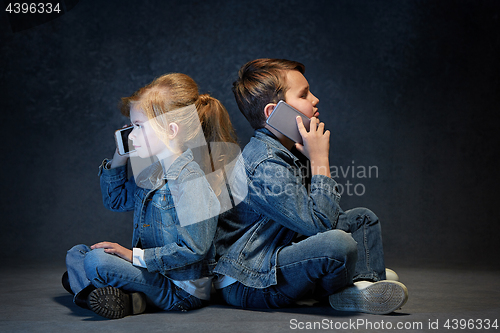 Image of Group of Children Studio Concept