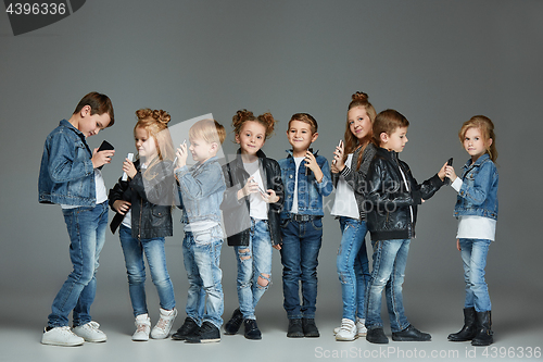 Image of Group of Children Studio Concept