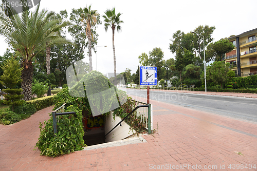 Image of Alanya streets, view to the city