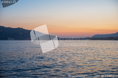 Image of Alanya in the evening
