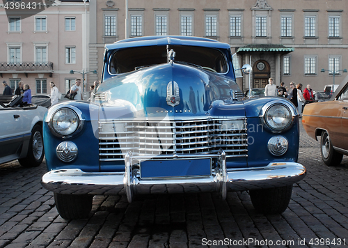 Image of American Blue Car