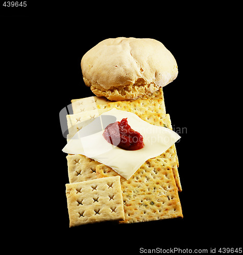 Image of bread and cheese