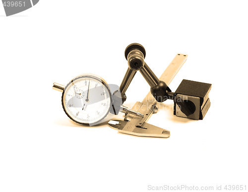 Image of micrometer and caliper