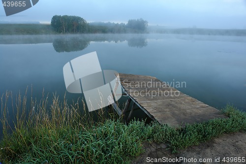 Image of Wooden bridge leading