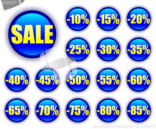 Image of discount web buttons