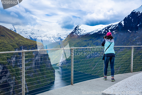 Image of Nature photographer Geiranger fjord, Beautiful Nature Norway.