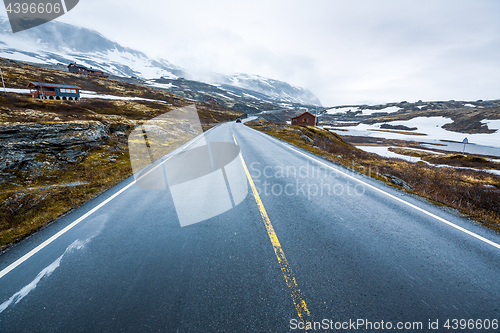 Image of Mountain road in Norway.