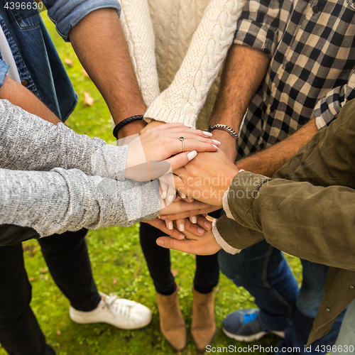 Image of Friends joining hands