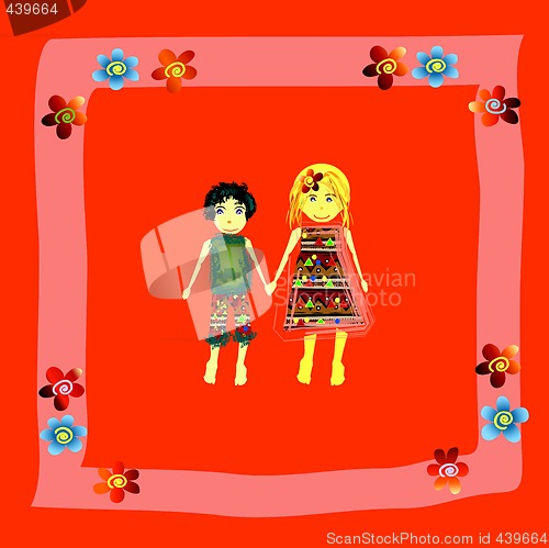 Image of brother and sister picture