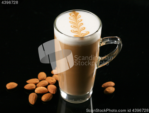 Image of cup of latte coffee